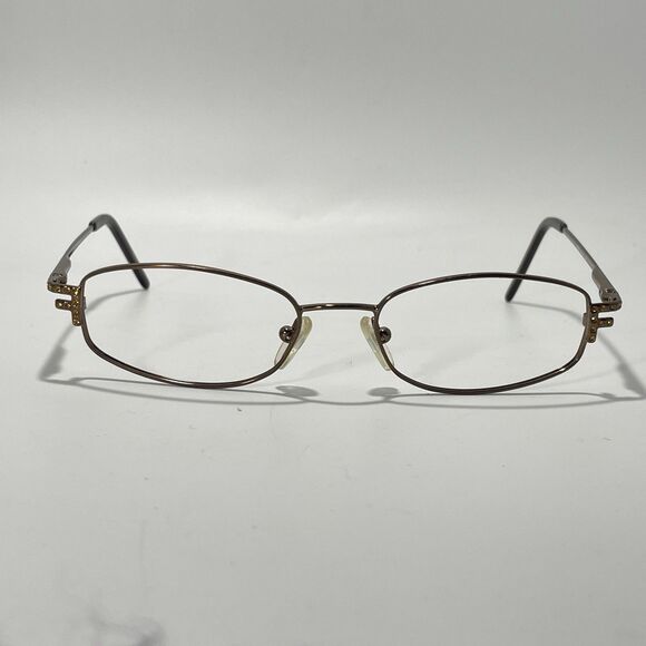 Fendi Eyewear FS555 Bronze Metal Eyeglass Frames 50-17, 130 *Read* - Picture 2 of 10